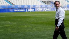 Juan Antonio Anquela en el Carlos Tartiere