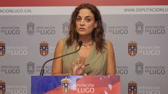 Carmela L�pez, en la rueda de prensa posteior a la junta de gobierno de este viernes