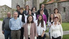 Mar�a Jes�s Garc�a Souto, en primer t�rmino, en el centro