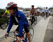 Participantes en la �ltima edici�n del D�a de la Bicicleta. 