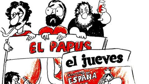 La banda de El Papus y El Jueves