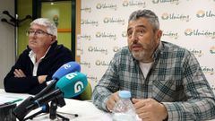 F�lix Porto, a la izquierda, y Jos� Ram�n Gonz�lez, en una foto de archivo