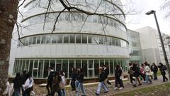 La biblioteca intercentros es uno de los espacios que se calentar con la nueva central de biomasa