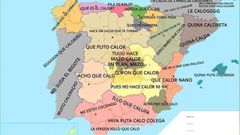 El mapa del calor que se viraliza en Twitter