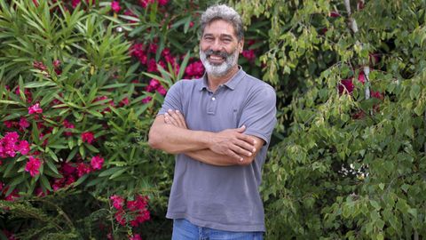Willy Duarte, en su visita a la redacci&oacute;n central de La Voz de Galicia, en Sab&oacute;n.