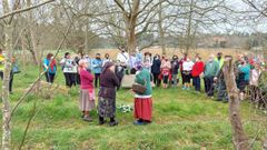 Imagen de archivo de una ruta teatralizada con Neira Marcos