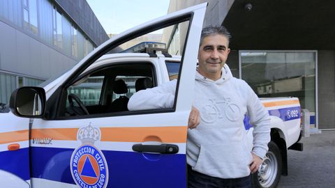 scar Freire, cabo do parque de Bombeiros de Lugo, asumiu a direccin de Proteccin Civil