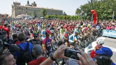 Una de las etapas de la Vuelta a Espa�a 2016 tuvo su salida en Monforte