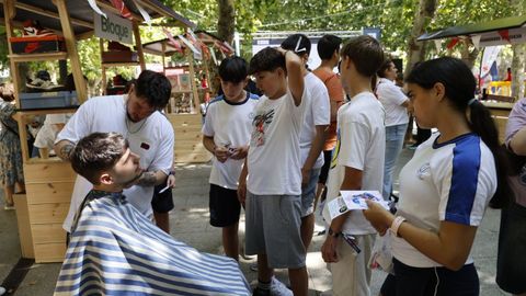 Algunos de los emprendedores invitados demostraron sus habilidades en directo