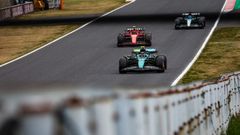 GP de Canad� F1 2024 en Montreal.Fernando Alonso y Carlos Sainz durante el GP de Canad� F1 2024 en Montreal