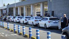 Parada de taxis del aeropuerto de Alvedro.
