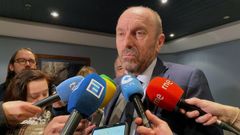 El vicepresidente y consejero de Infraestructuras, Medio Ambiente y Cambio Clim�tico del Principado de Asturias, Juan Cofi�o.