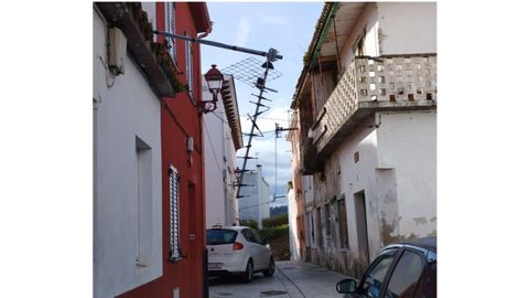 Caída de una antena en Cedeira