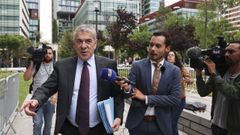 José Sócrates, a su llegada al Tribunal Criminal de Lisboa