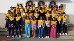 Graduaci�n de los alumnos del CPI Cruz do Sar de Bergondo