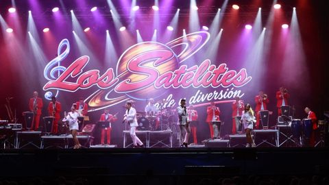 Imagen de archivo de una actuaci�n de la orquesta Los Sat�lites