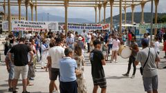 El pasado mes llevaron a cabo un acto de protesta en Porto do Son.