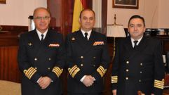 El almirante del Arsenal, en el centro, presidi� el acto