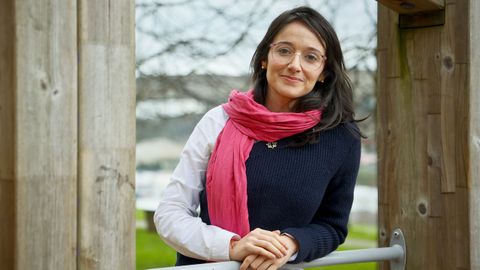 La emprendedora Patri Santos, profesora de yoga som&aacute;tico y experta en gesti&oacute;n del estr&eacute;s.