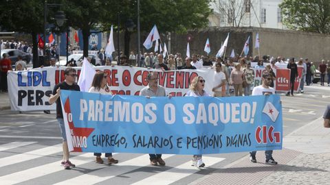 Manifestacin del Primero de Mayo de la CIG en Ferrol