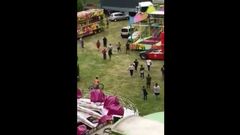 Pelea entre feriantes en Lugones