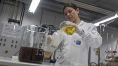 Imagen de archivo de un laboratorio del Cretus, uno de los centros de investigaci�n de la USC