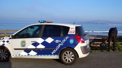 Veh�culo de la Polic�a Local de Pontedeume, en una foto de archivo