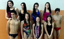 Integrantes del Club Nataci�n Coru�a