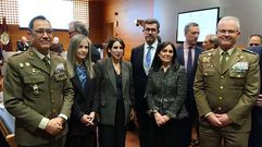 El presidente de Urovesa, Justo Sierra (centro), en el acto de entrega del premio en Madrid