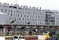 El edificio afectado por las vibraciones forma parte del complejo residencial Cidade de Pedra.