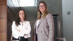 Roc�o Vega (izquierda) y Alba Budi�o son las creadoras de la consultora Zebra Brain