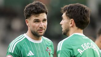 &Aacute;lvaro Gim&eacute;nez y Ant&oacute;n Escobar, delanteros del Racing