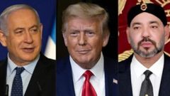 <br />Trump, Netanyahu y Mohamed VI