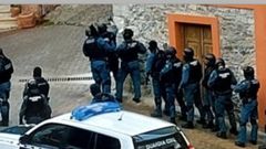 Operaci�n de la Guardia Civil en Campo Caso