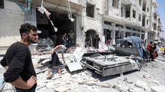 Los vecinos de la destruida Idlib se preparan ya para el asalto de las tropas de Bachar al Asad, apoyadas por rusos e iranes