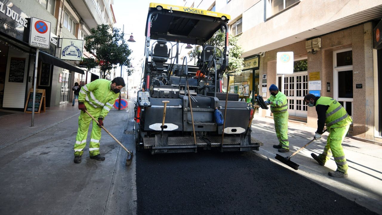 Pontevedra licita el mayor contrato de asfaltados de su historia: 5,5 millones de euros
