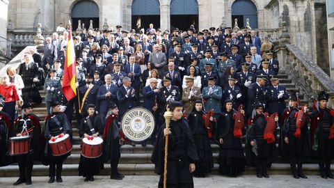 Las celebraciones de la Polic&iacute;a Nacional de Ourense incluyeron una misa en la catedral