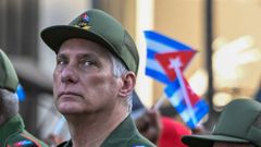 El presidente cubano, Miguel D�az-Canel, en La Habana