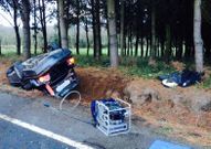 El accidente, un choque frontal, seg�n Tr�fico, ocurri� en la N-640.