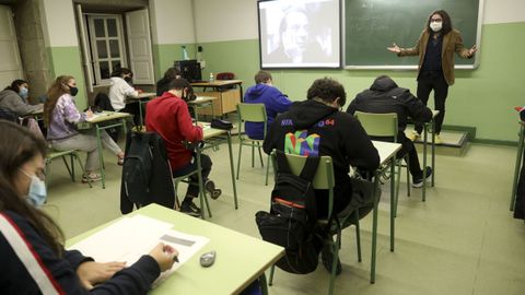 Clase de Filosofa en un IES