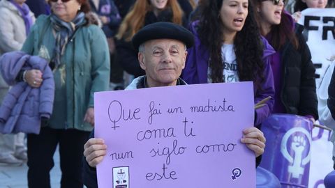 Manifestaci�n del 8M en Vilagarc�a