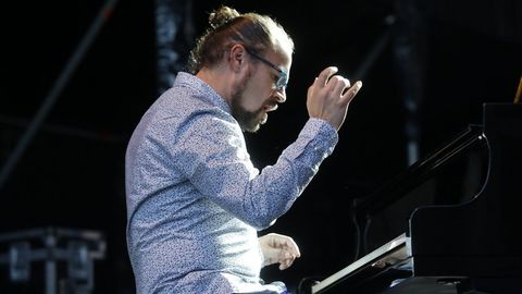 Abe R�bade toca con Pere Navarro en el Clavic�mbalo, dentro del Festival de Jazz