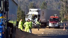 Un camionero muri� el lunes en la A-6 en una colisi�n por alcance, uno de los accidentes m�s frecuentes en autopistas y autov�as