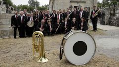 La Banda de M�sica de Celanova ensaya en la Casa da M�sica