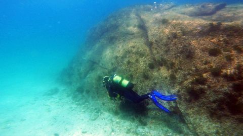 Despus. En verano del 2023, haba desaparecido la poblacin de ortiguillas de mar en este entorno.