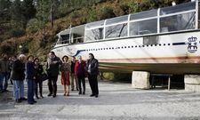 La directora xeral de Turismo, Nava Castro, visit el edificio de recepcin y la nueva rotonda. 
