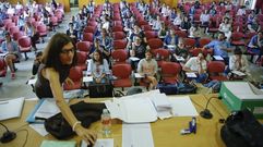Examen de oposici�n de Educaci�n en Santiago