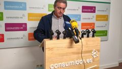 Dacio Alonso, presidente de la Unin de Consumidores de Asturias (UCE)