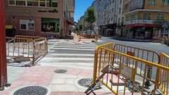 Obras para rebaixar 35 pasos de pe�ns de toda a cidade de Lugo