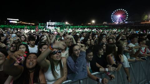 Pblico durante el concierto de Bizarrap